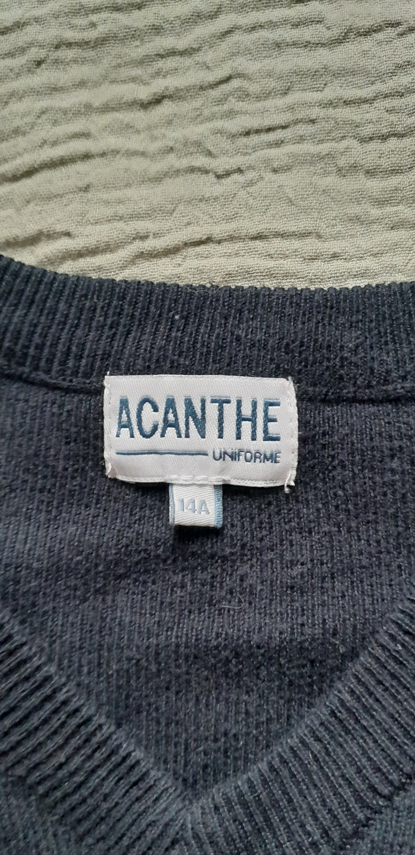pull col V acry-coton Immaculée Saint Pierre Evreux