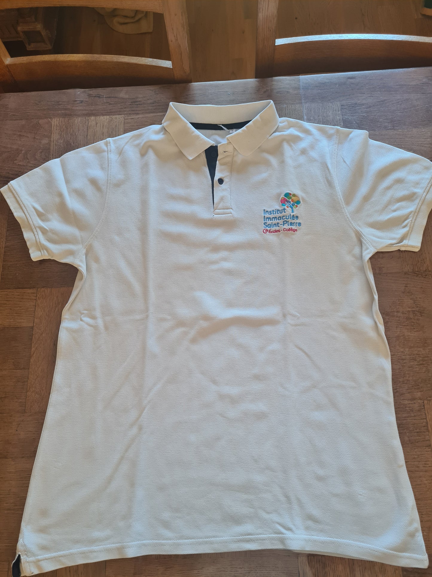 polo piqué mc Immaculée Saint Pierre Evreux