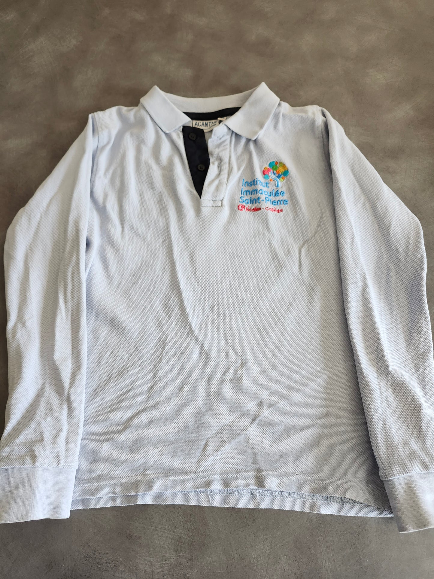 polo piqué ml Immaculée Saint Pierre Evreux