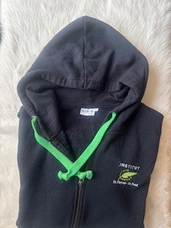 sweat zippé à capuche Institut St Pierre St Paul