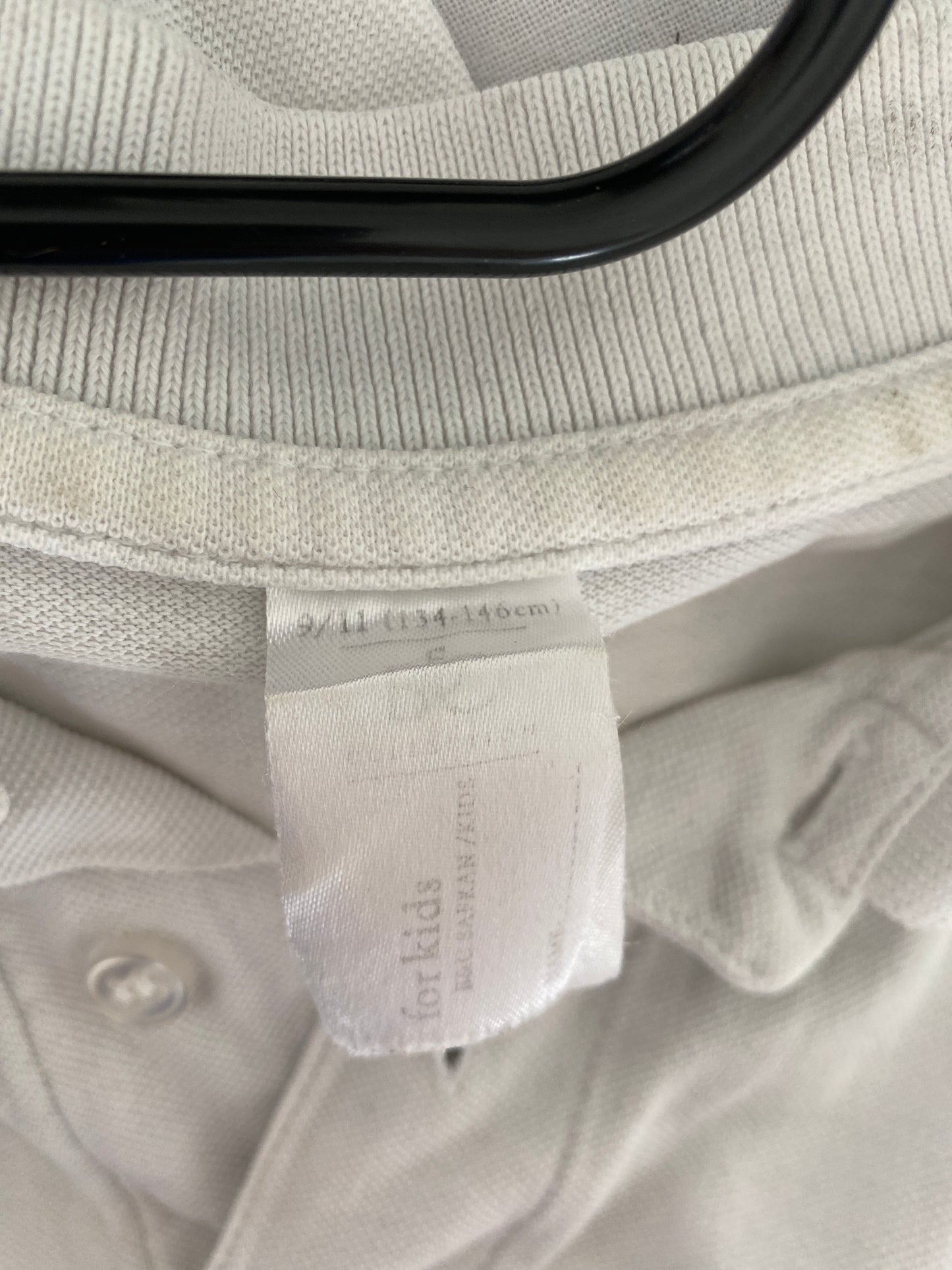 Polo blanc manches courtes