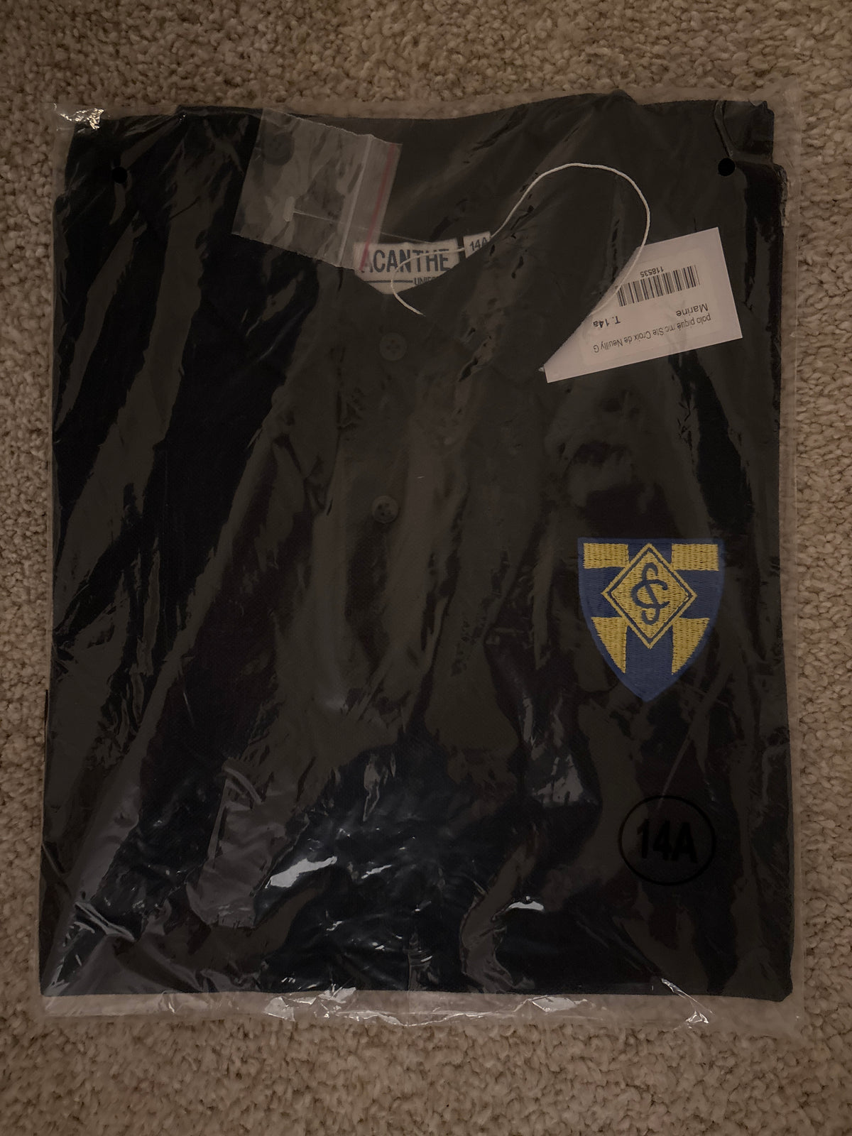 Polo marine garçon