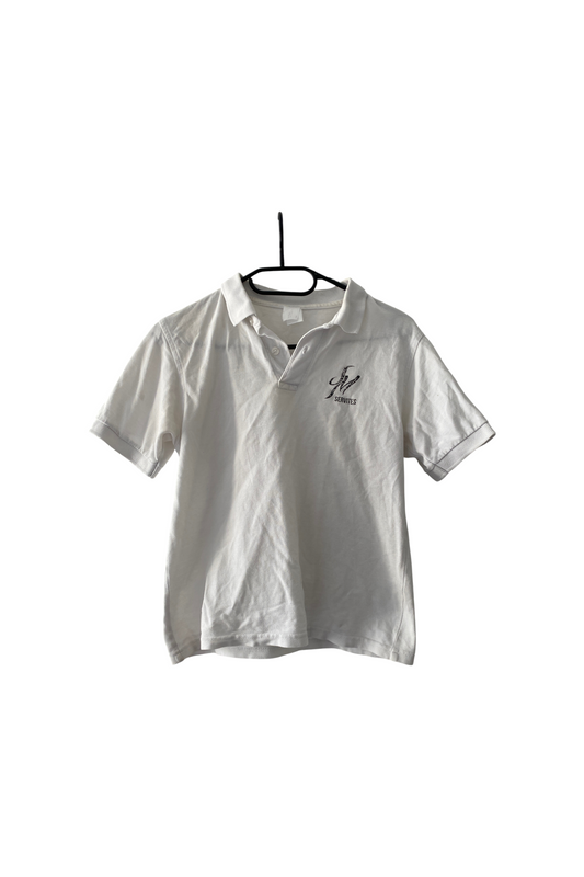 Polo blanc manches courtes