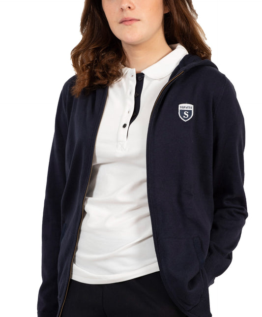 Cardigan zippé Servites femme