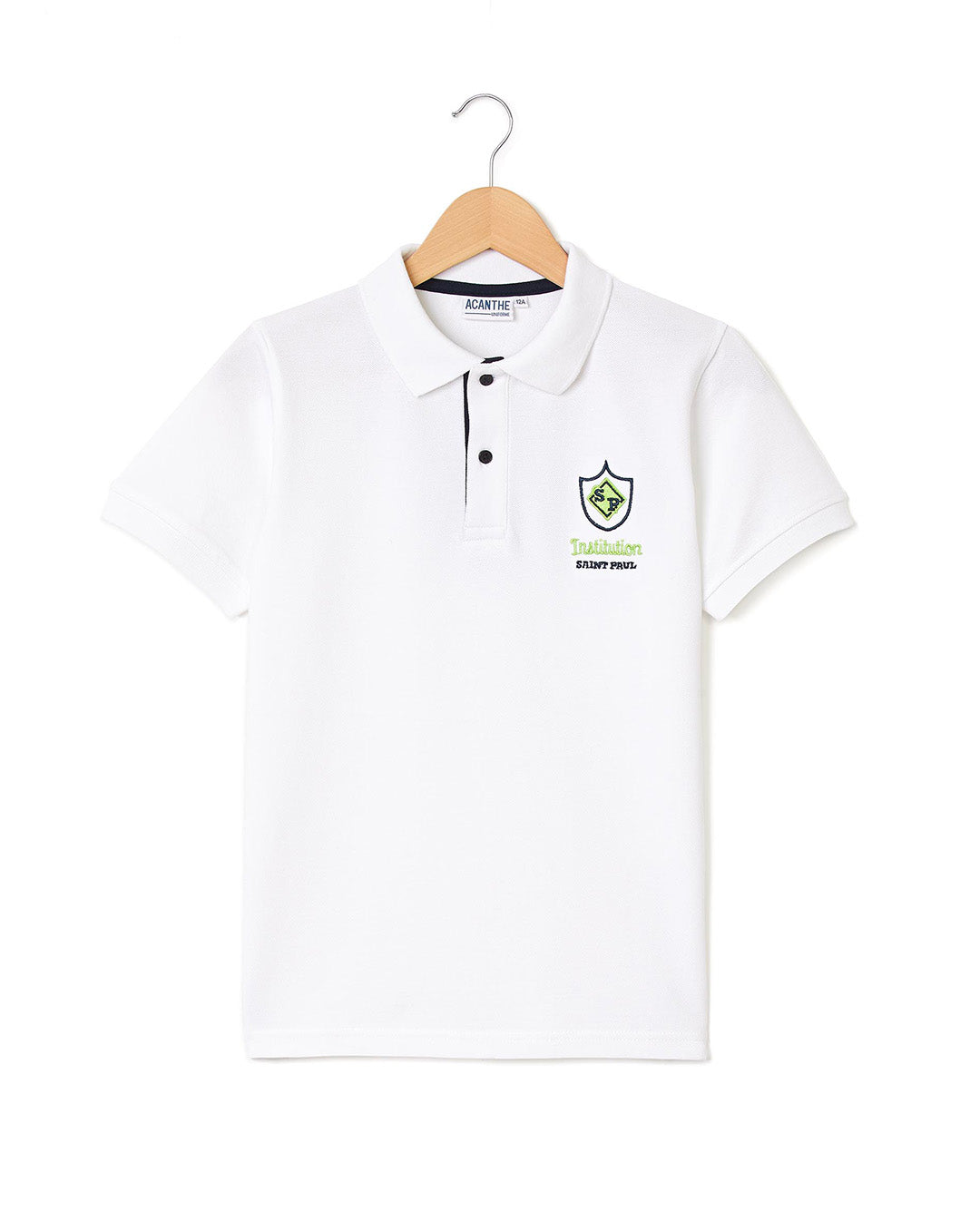 Polo coton manches courtes Saint Paularçon 10A-14A