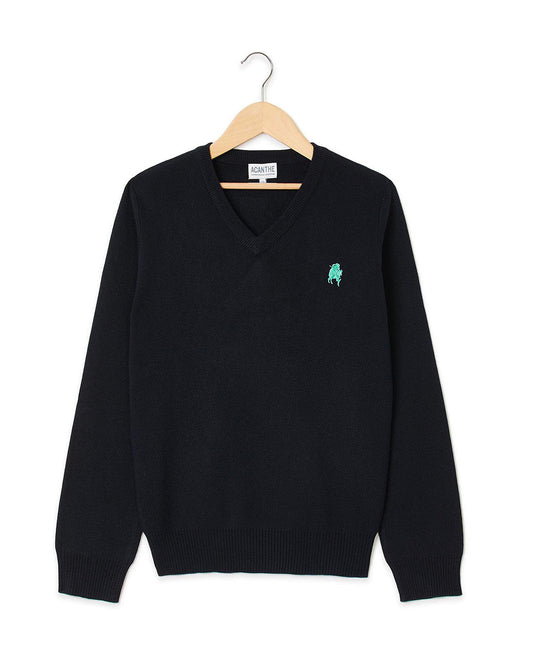 pull col V acry-coton SMDFille