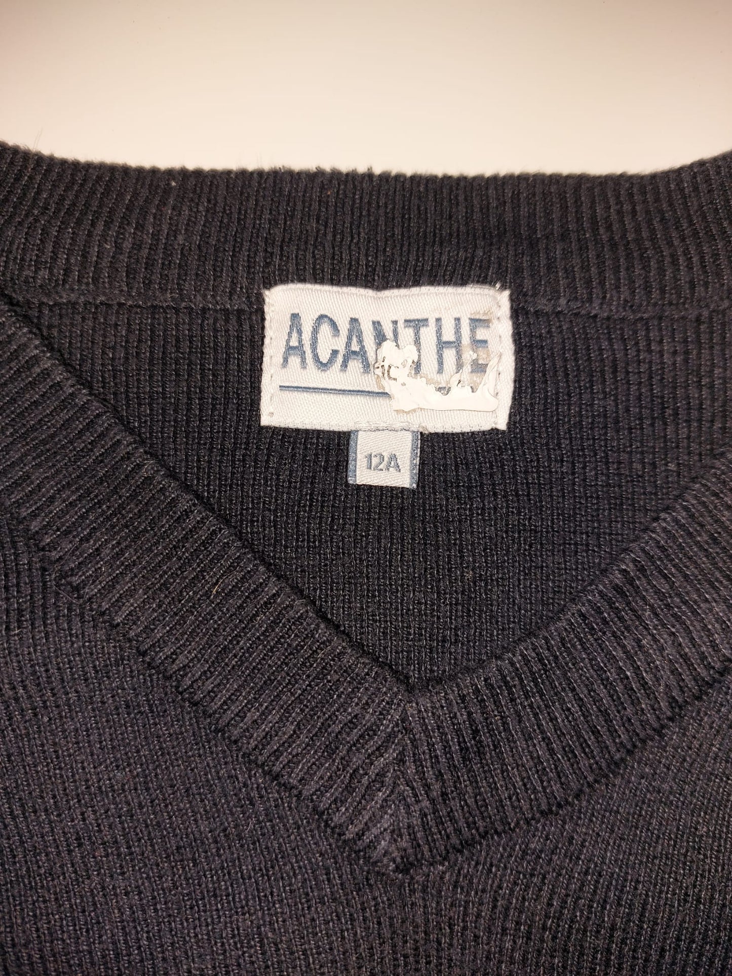 pull col V acry-coton Immaculée Saint Pierre Evreux