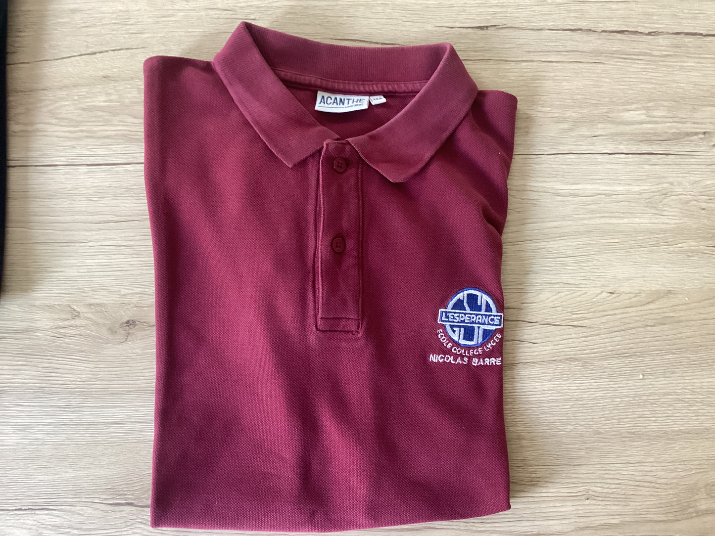 polo piqué mc L'Espérance