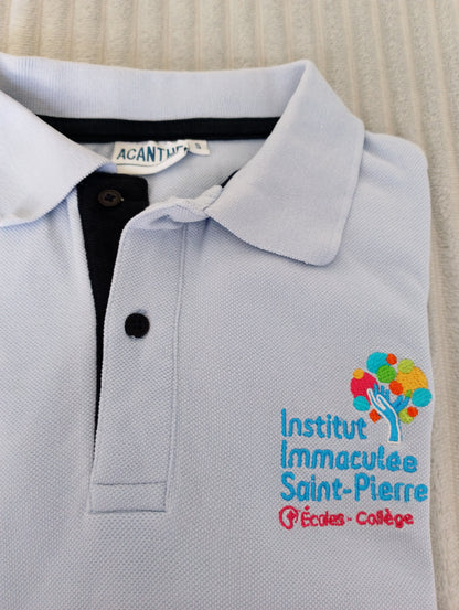 polo piqué mc Immaculée Saint Pierre Evreux