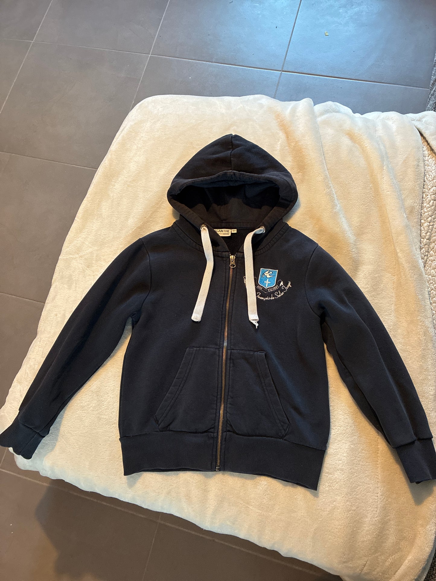 sweat zippé à capuche St François de Sales Troyes
