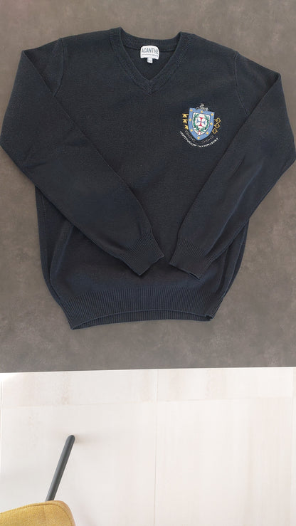 Pull col V acry-coton Champfleury