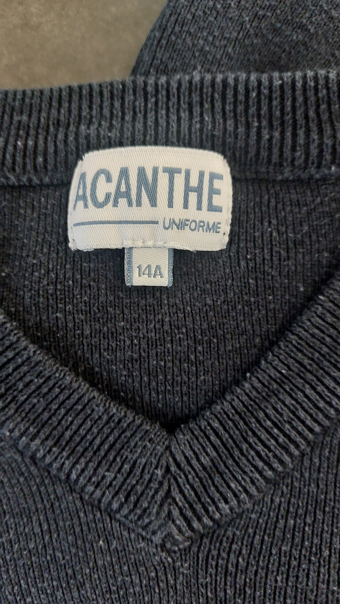 Pull col V acry-coton Champfleury