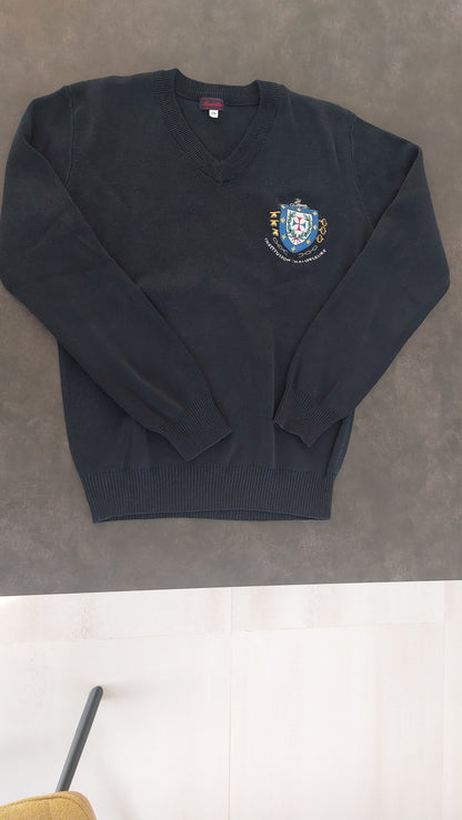 Pull col V acry-coton Champfleury