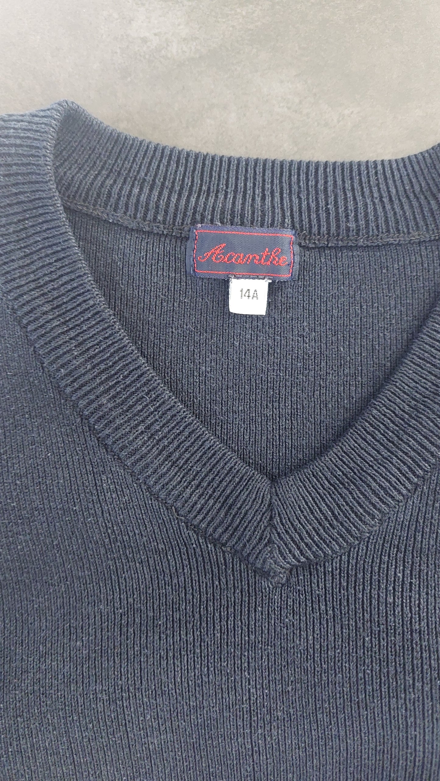 Pull col V acry-coton Champfleury