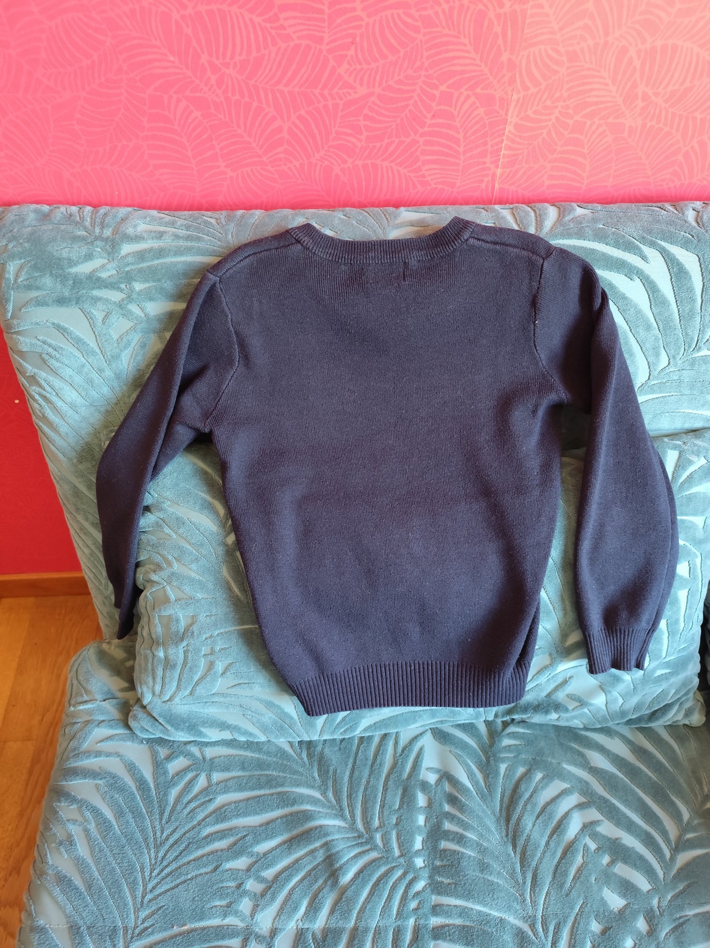 pull col V acry-coton Institut St Pierre St Paul
