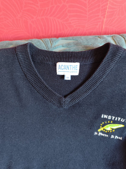 pull col V acry-coton Institut St Pierre St Paul