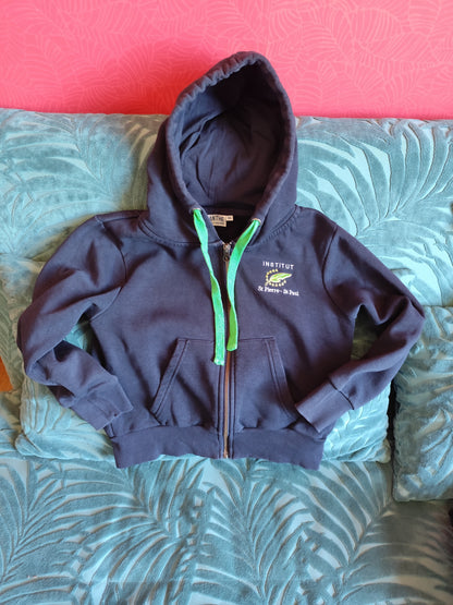sweat zippé à capuche Institut St Pierre St Paul