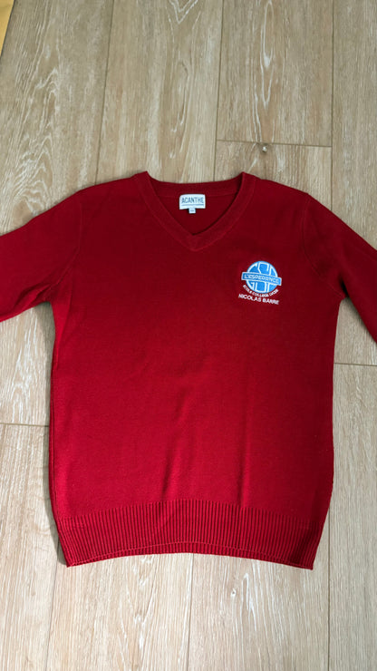 pull col V acry-coton L'Espérance