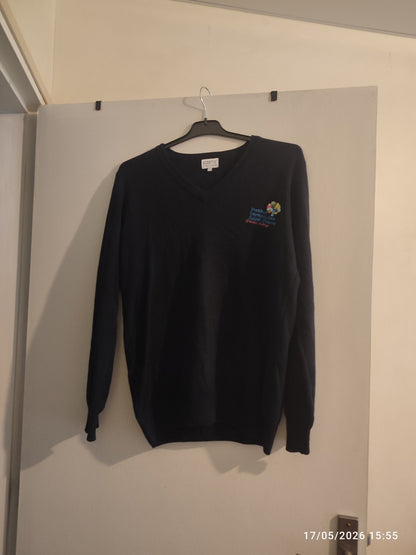 pull col V acry-coton Immaculée Saint Pierre Evreux