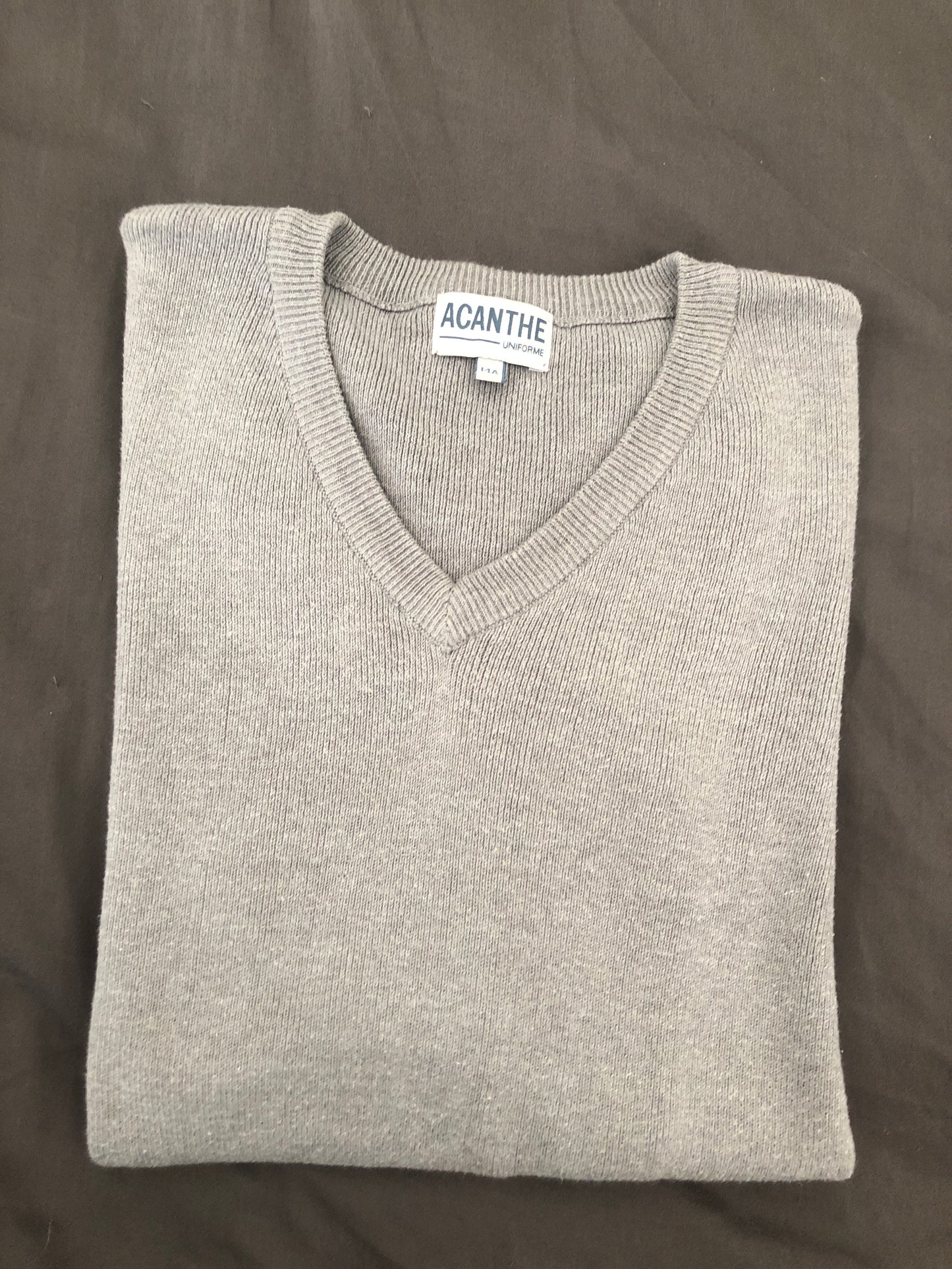pull col V acry-coton Ecole Pascal