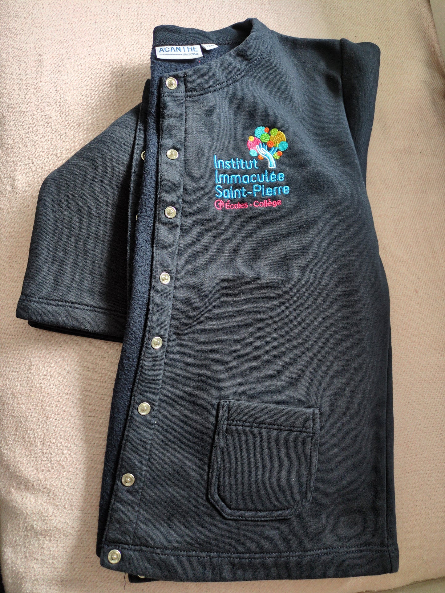 cardigan sweat Immaculée Saint Pierre Evreux