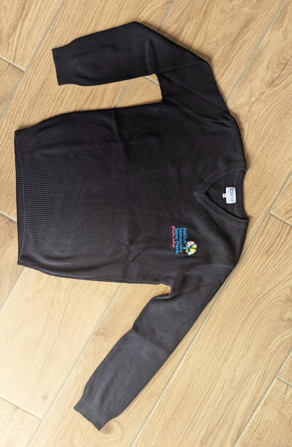 pull col V acry-coton Immaculée Saint Pierre Evreux