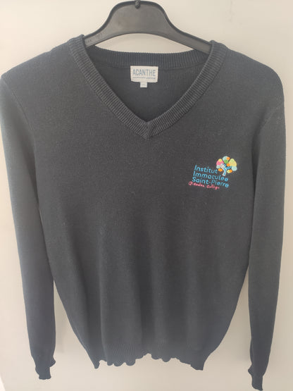 pull col V acry-coton Immaculée Saint Pierre Evreux