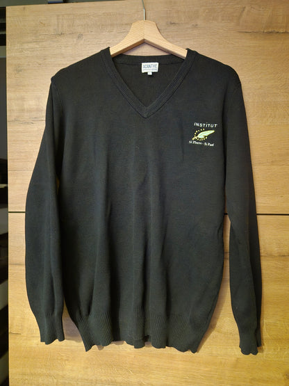 pull col V acry-coton Institut St Pierre St Paul