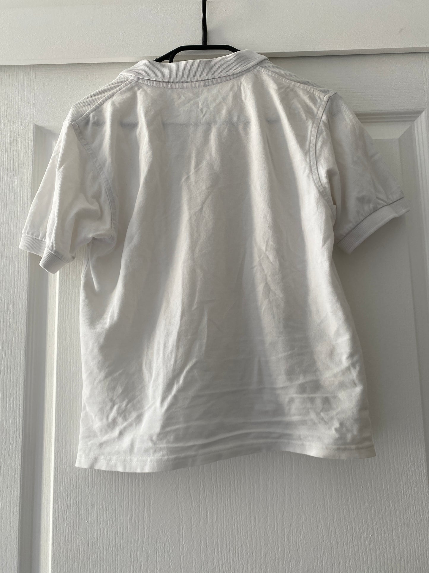 Polo blanc manches courtes