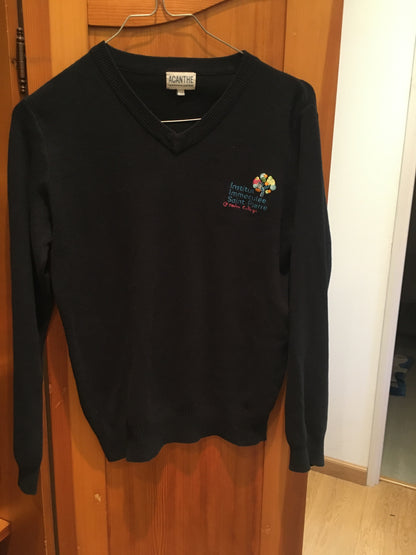 pull col V acry-coton Immaculée Saint Pierre Evreux