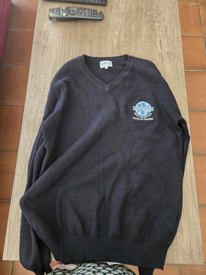 pull col V acry-coton L'Espérance
