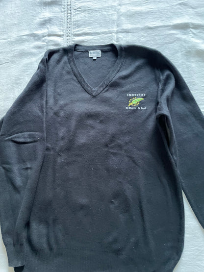 pull col V acry-coton Institut St Pierre St Paul