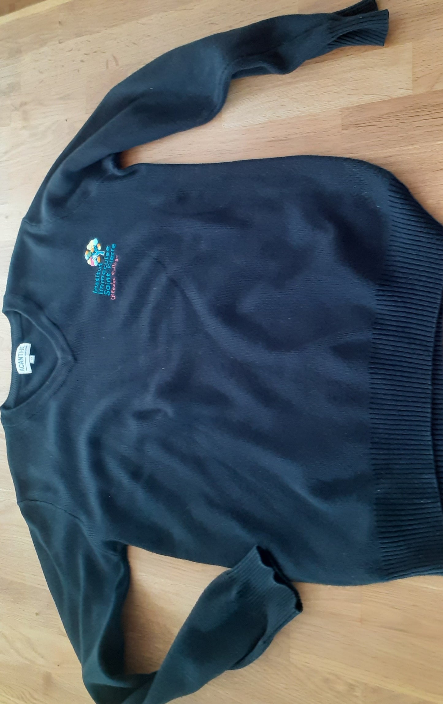 pull col V acry-coton Immaculée Saint Pierre Evreux