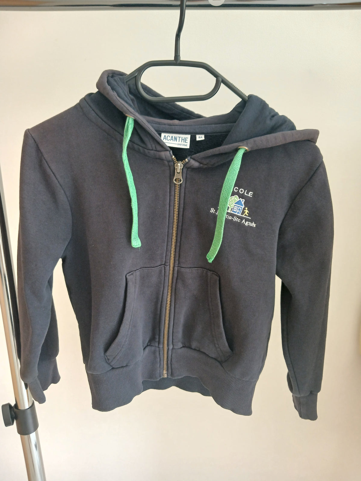 sweat zippé à capuche Institut St Martin Ste Agnès