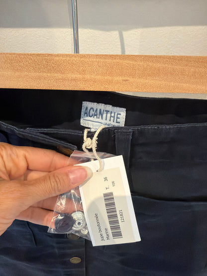 jupe boutonnée