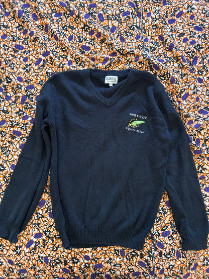 pull col V acry-coton Institut St Pierre St Paul