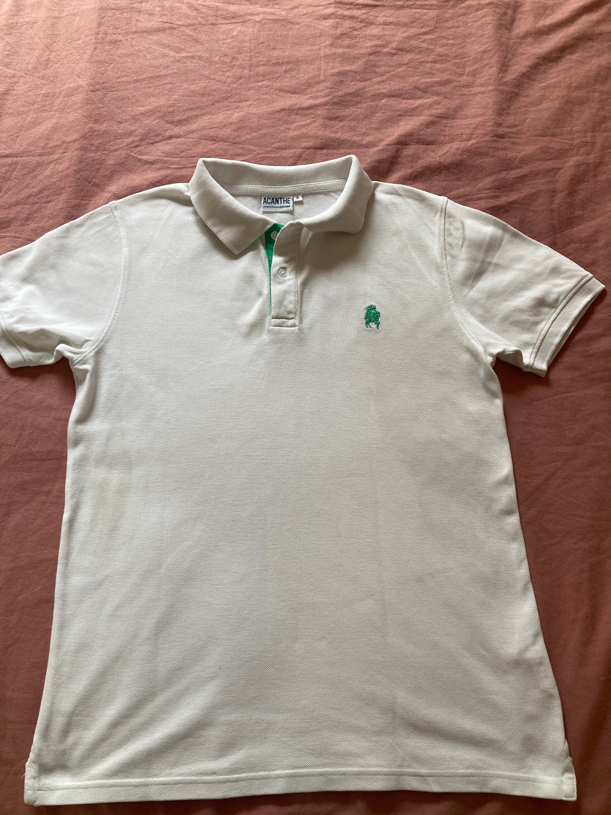 Polo blanc Saint Martin de France taille S