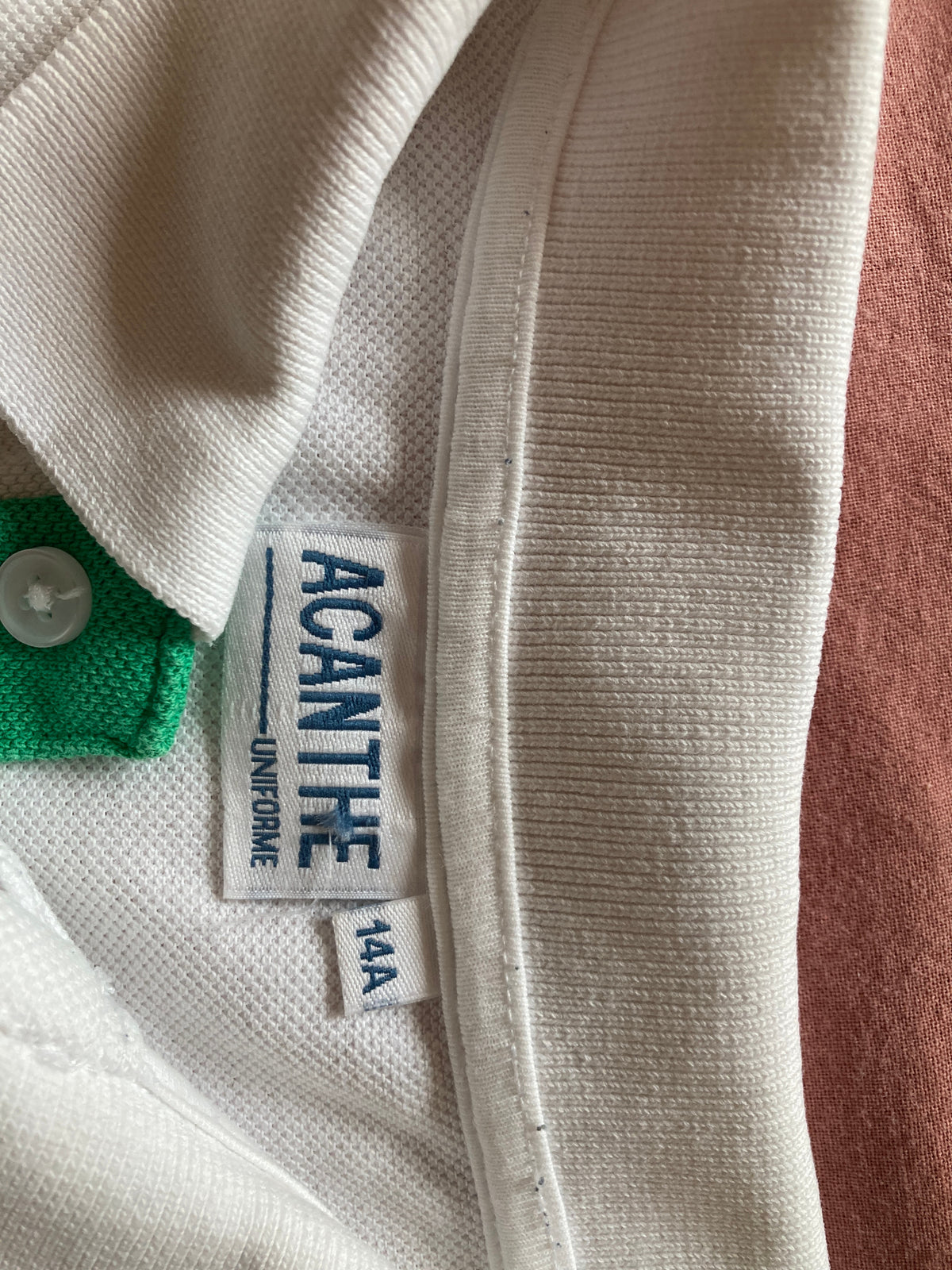 Polo blanc Saint Martin de France 14 ans