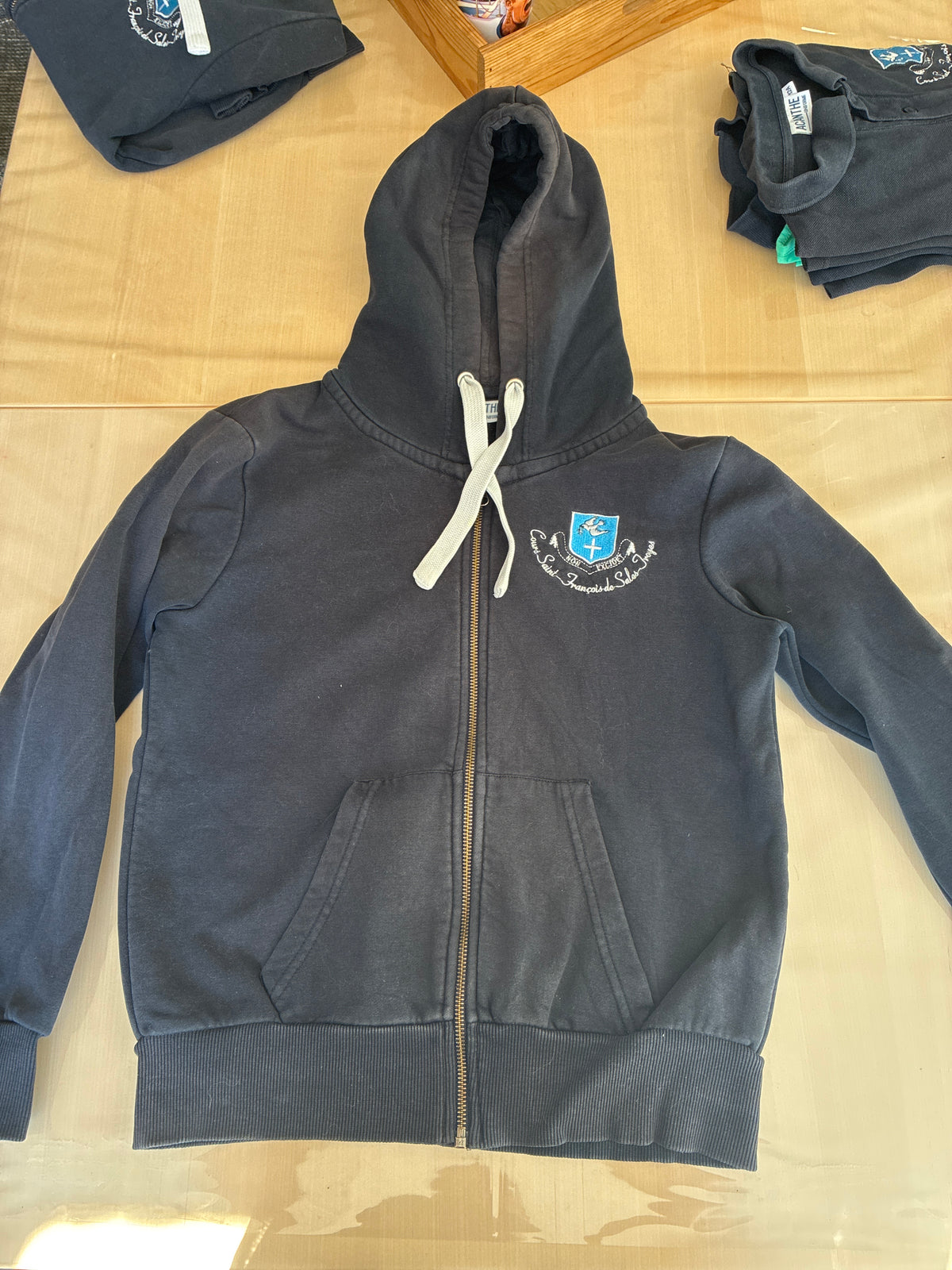 sweat zippé à capuche St François de Sales Troyes
