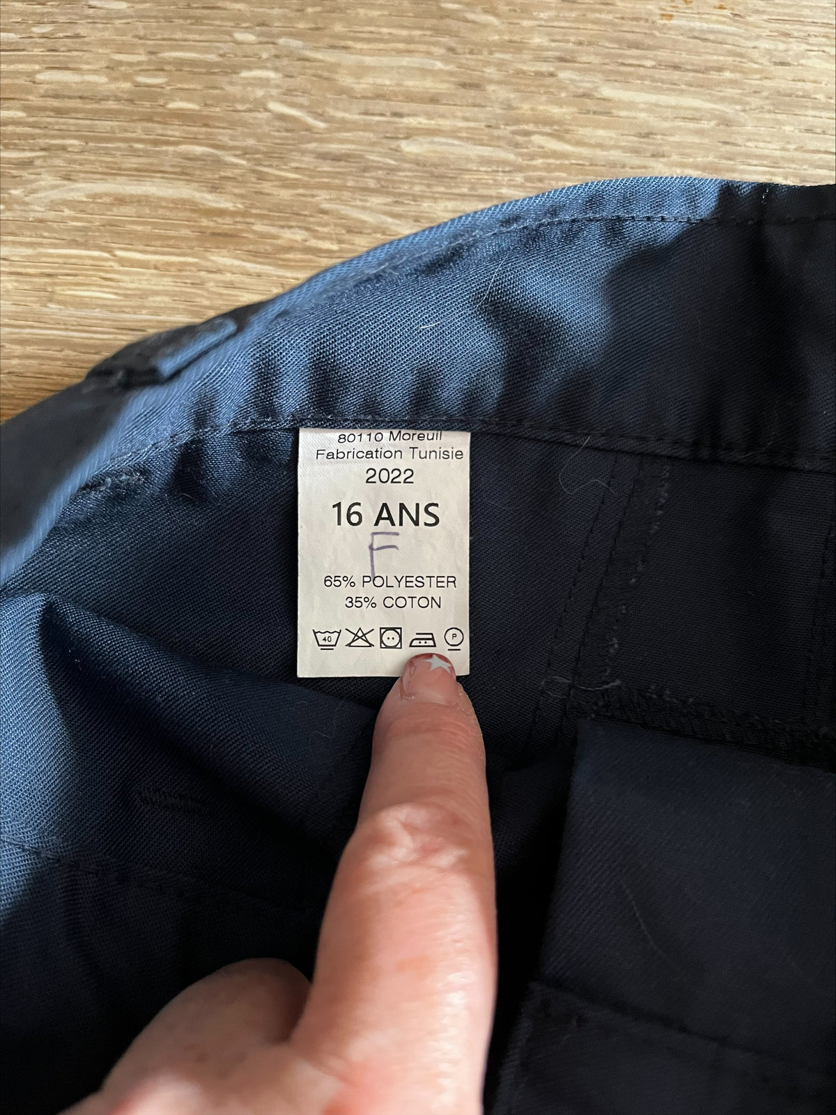 pantalon 5 poches Fi/Fe