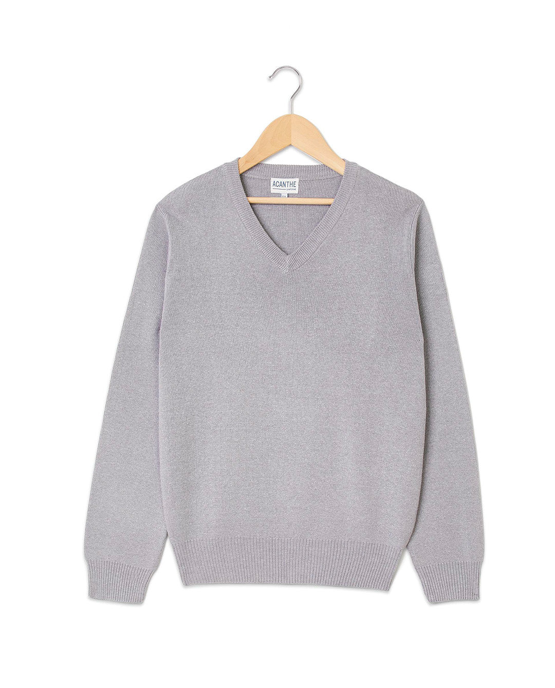 pull col V acry-coton Ecole Pascal