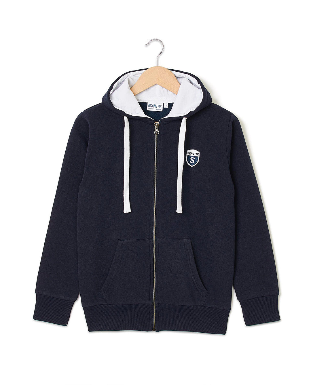 sweat zippé à capuche Servites