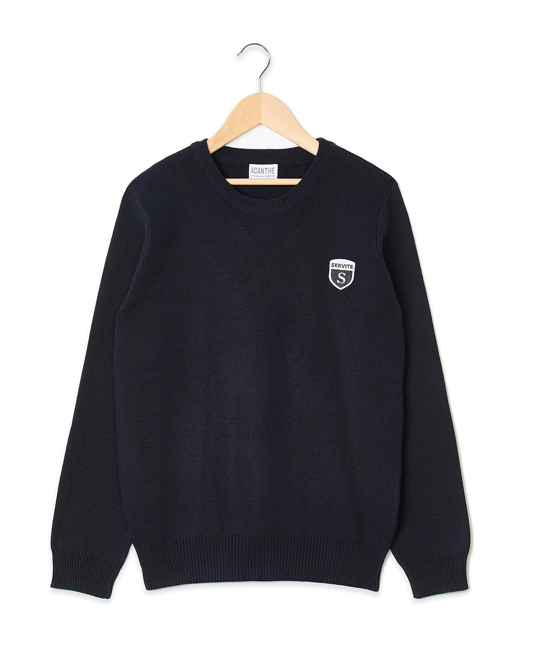 pull col rond acry-coton Servites