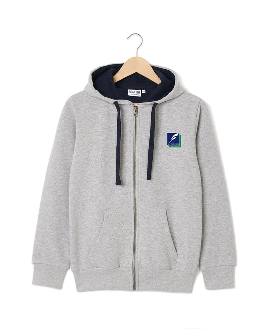 sweat zippé à capuche Fenelon
