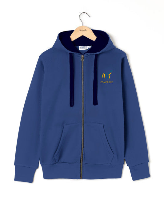 sweat zippé à capuche Jean Paul II Compiègne