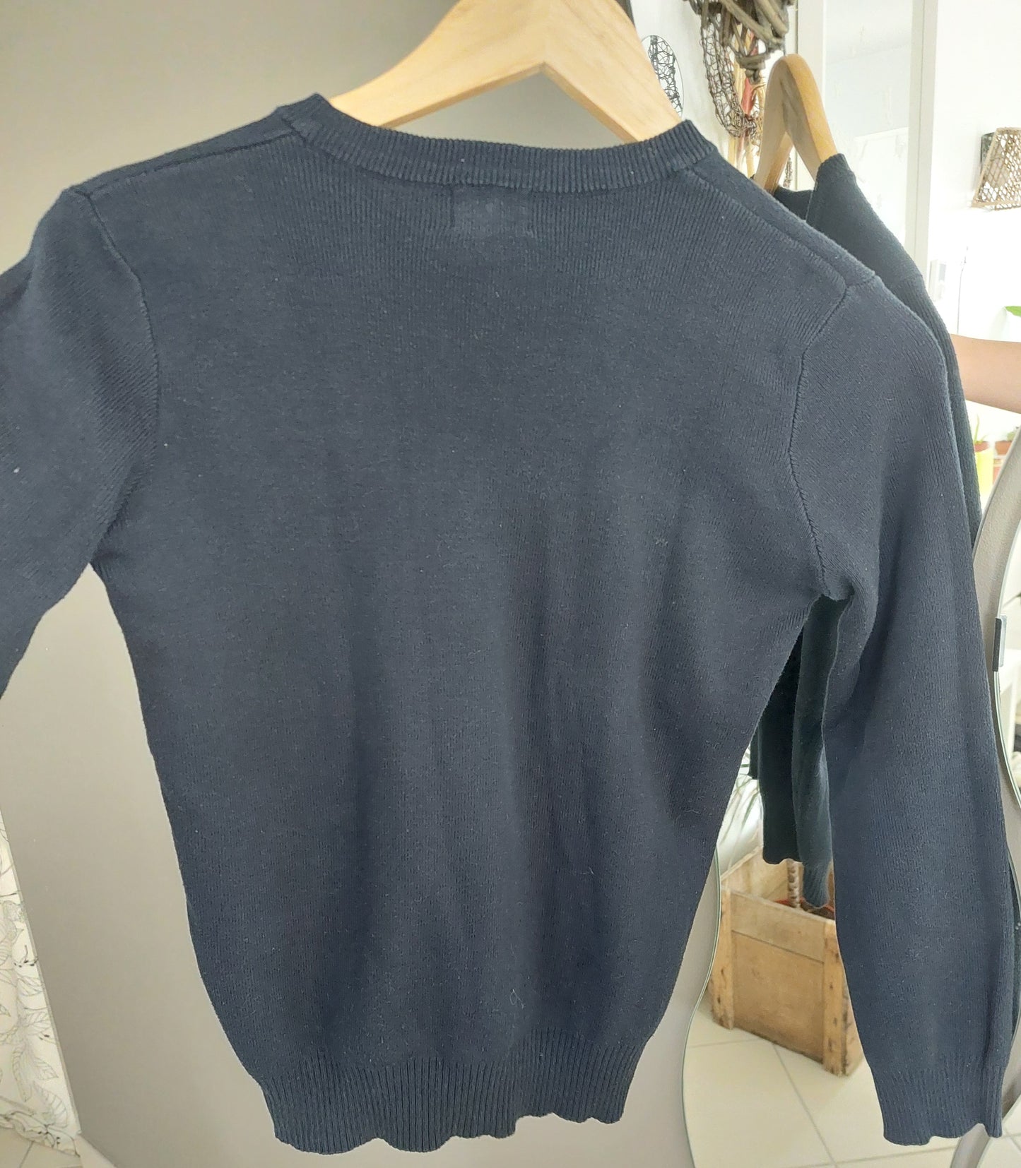 pull col V acry-coton Immaculée Saint Pierre Evreux