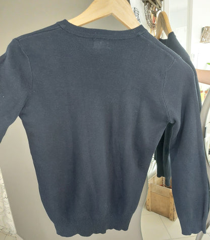 pull col V acry-coton Immaculée Saint Pierre Evreux
