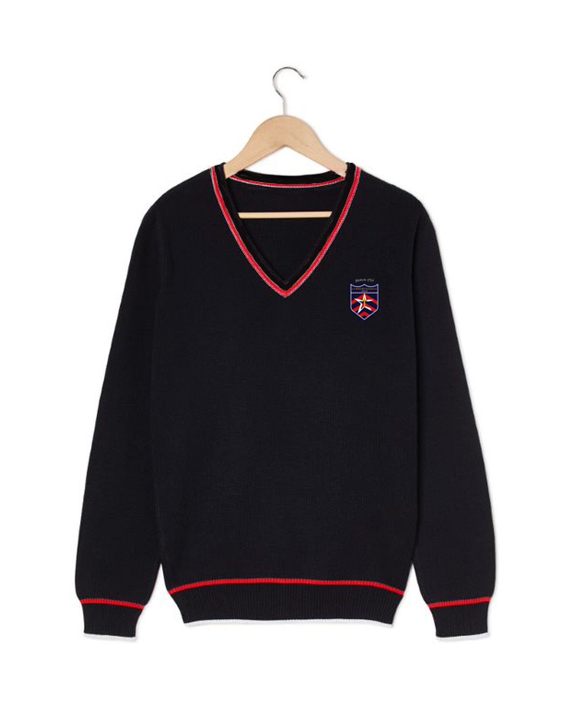 Pull V acry-laine La Rochefoucauld G – Acanthe Uniforme - Seconde Main