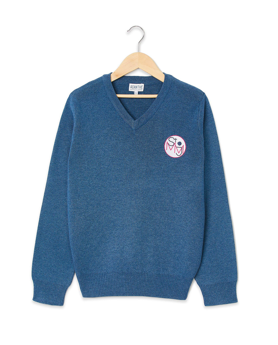 pull col V acry-coton St Joseph Château Thierry