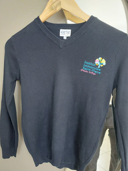 pull col V acry-coton Immaculée Saint Pierre Evreux